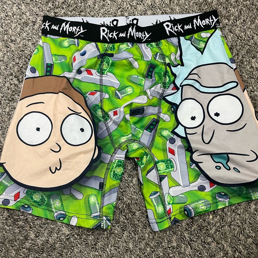 Rick and Morty Boxers - Size Large